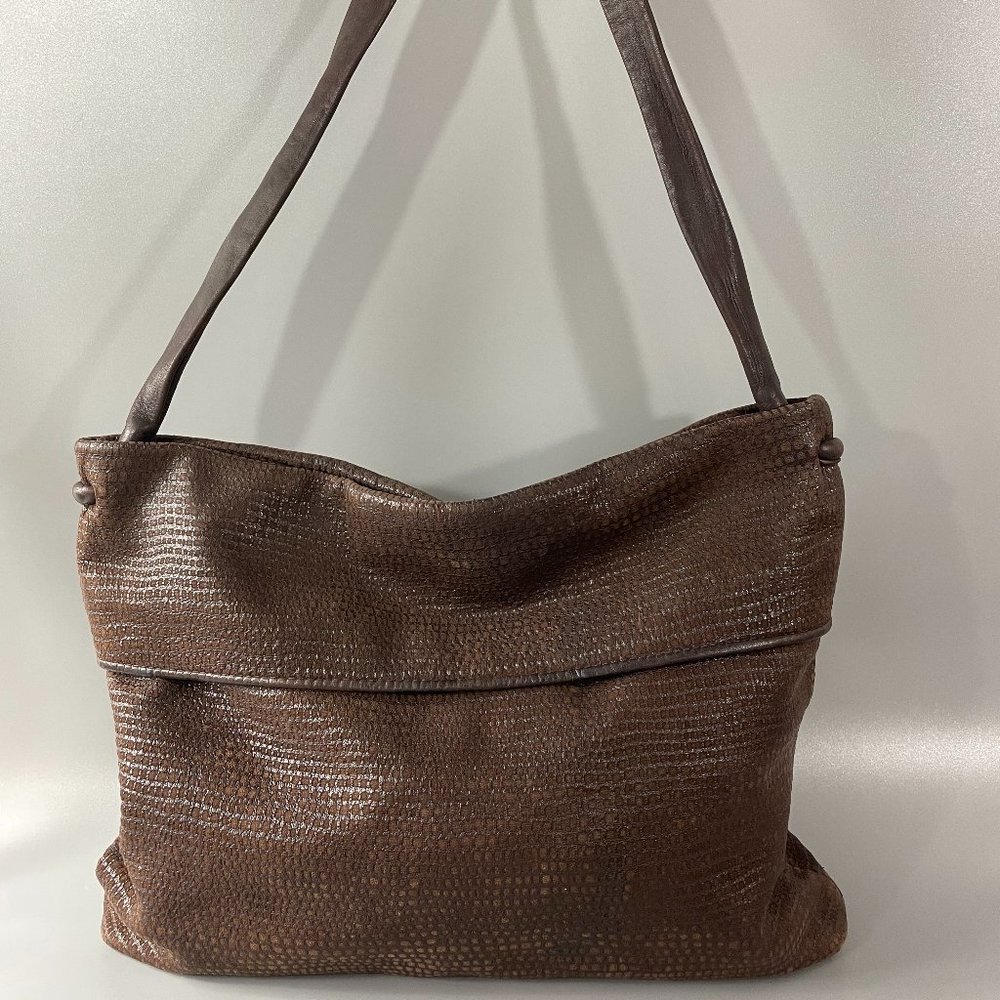 Vintage Cosci Hand Made in Italy Brown Leather Purse